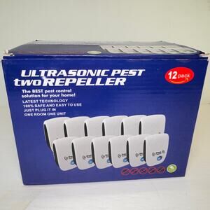 12 Pack Ultrasonic Pest Two Repeller